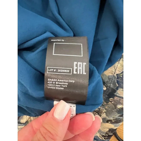 ba&sh Black and Cream Maxi Skirt - Picture 6 of 14